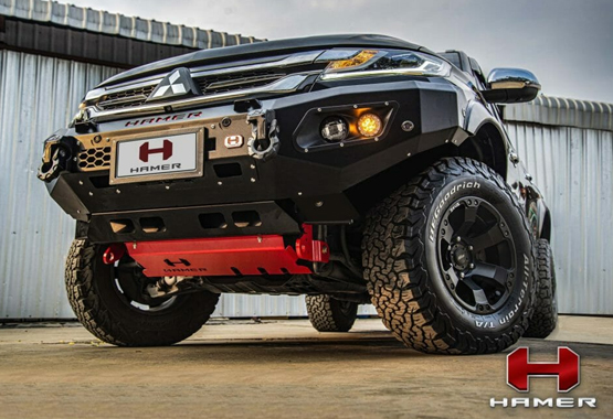 hamer bash plate mitsubishi pajero sport qe 2016-2020>