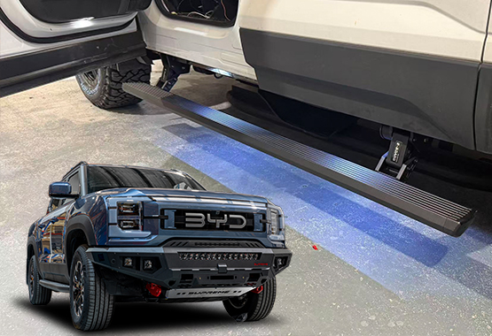 BYD Shark Electric Side Steps: E-Boards - Running Boards