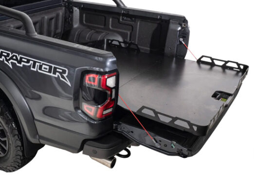 Py Ranger Tray Reverse Camera Next Gen HSP Tray Sliders - Nextgen Ford Ranger & Raptor (2022-Current) - Tyrant 4x4
