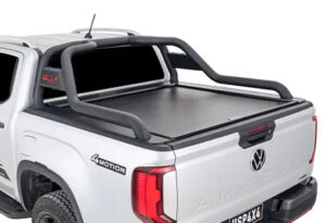 hsp armour sports bar for volkswagen amarok 2023 to current models steel sports bar to suit hsp electric roller shutter or factory tub