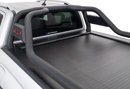 hsp armour sports bar for volkswagen amarok 2023 to current models steel sports bar to suit hsp electric roller shutter or factory tub