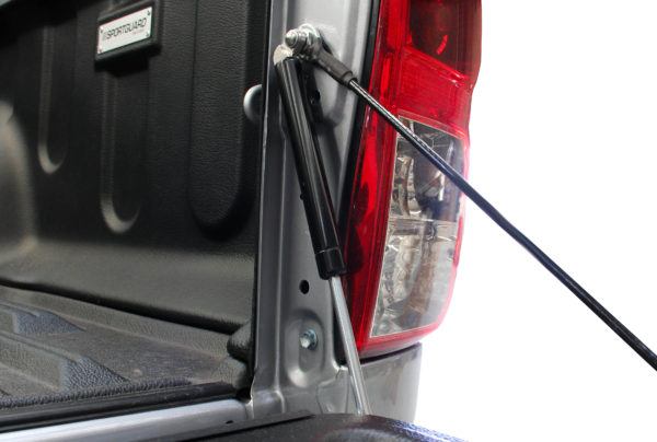hsp tailgate assist for ford next gen ranger raptor model dampens the load while the tailgate is declining and reduces the weight when inclining