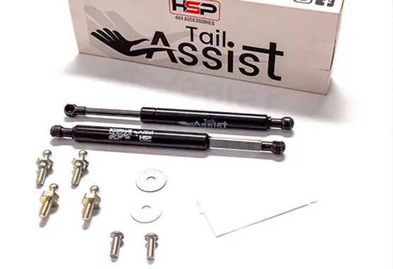 hsp tailgate assist for holden colorado rg 2012 to 2020 models dampens the load while the tailgate is declining and reduces the weight when inclining