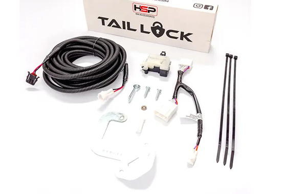 hsp tailgate lock for toyota hilux n80 2015 to 2021 model, tail gate locks with factory key fob protecting tub