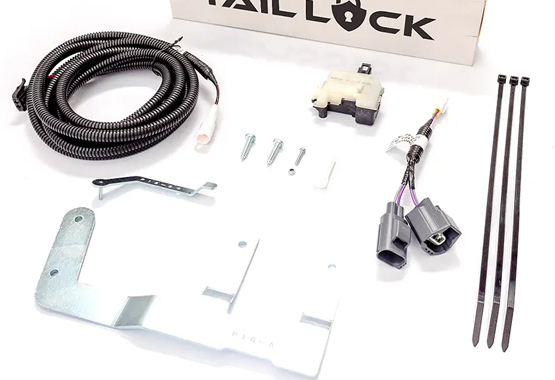 hsp tailgate lock for mazda bt50 2013 to 2020 model, tail gate locks with factory key fob protecting tub