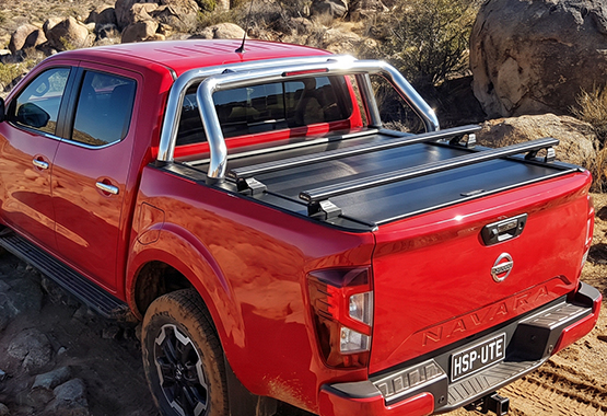 hsp load bars cross bars to suit nissan navara np300 2015 to 2020 Designed specifically for ute tubs and roller shutter systems, HSP Load Bars give you the ability to carry larger gear without sacrificing tub access.>