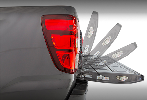 hsp tailgate assist for mazda bt50 2020 to current models dampens the load while the tailgate is declining and reduces the weight when inclining>