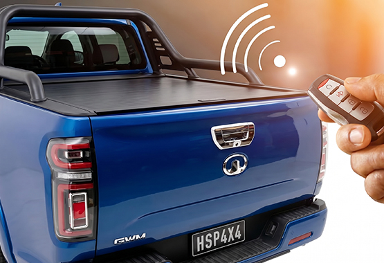hsp tailgate lock for gwm cannon model, tail gate locks with factory key fob protecting tub>