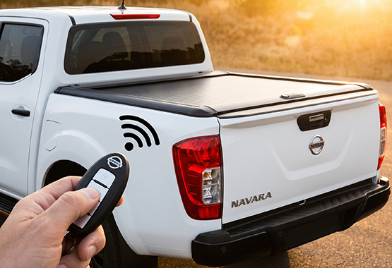 hsp tailgate lock for nissan navara np300 2015 to 2021 model, tail gate locks with factory key fob protecting tub>