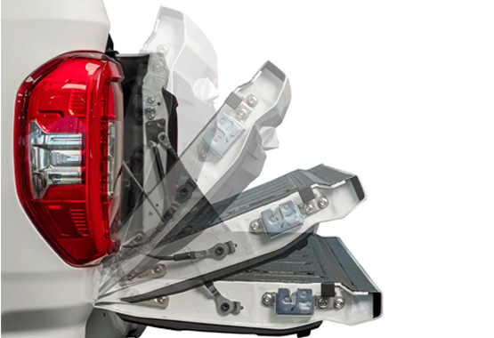 hsp tailgate assist for ldv t60 2022-Current models dampens the load while the tailgate is declining and reduces the weight when inclining>