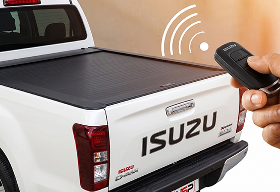 hsp tailgate lock for isuzu dmax 2016 to 2020 model, tail gate locks with factory key fob protecting tub>