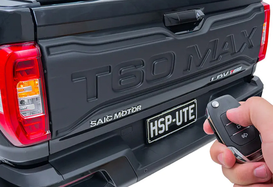 hsp tailgate lock for ldv t60 2017 to current model, tail gate locks with factory key fob protecting tub>
