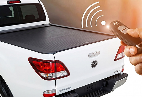 hsp tailgate lock for mazda bt50 2013 to 2020 model, tail gate locks with factory key fob protecting tub>
