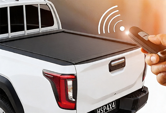 hsp tailgate lock for toyota hilux n90 2026 to current model, tail gate locks with factory key fob protecting tub>