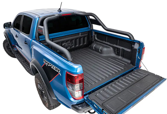 hsp armour sports bar for ford ranger raptor px-series 2011 to 2021 models steel sports bar to suit hsp electric roller shutter or factory tub>