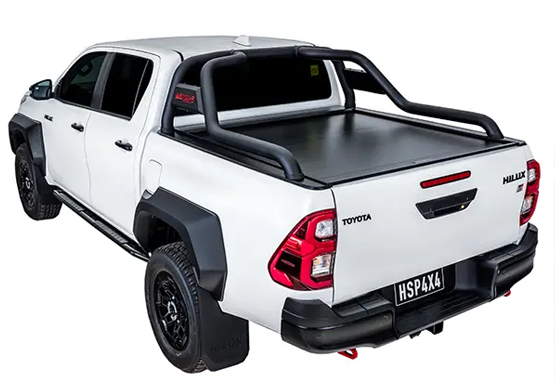 hsp armour sports bar for toyota hilux n80 2015 to 2025 models steel sports bar to suit hsp electric roller shutter or factory tub>