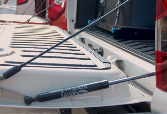 hsp tailgate assist A 4x4 tailgate assist is an aftermarket accessory kit, typically featuring gas struts and mounting hardware, designed to control the opening speed and reduce the lifting weight of a ute 4x4 heavy tailgate