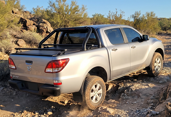 hsp load bars for mazda bt-50 2013 to 2020 model. cross bars across the tub of bt50>