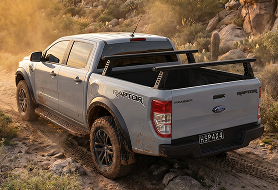 hsp tub rack load rack to suit ford px ranger & raptor 2011 to 2021 models fully adjustable JNR>