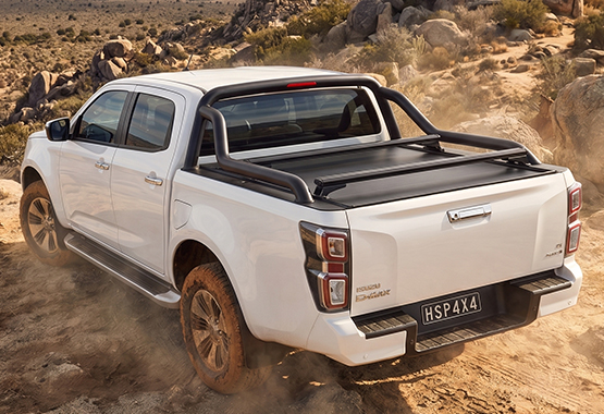 hsp load bars cross bars to suit isuzu dmax 2021 to current models Designed specifically for ute tubs and roller shutter systems, HSP Load Bars give you the ability to carry larger gear without sacrificing tub access.>