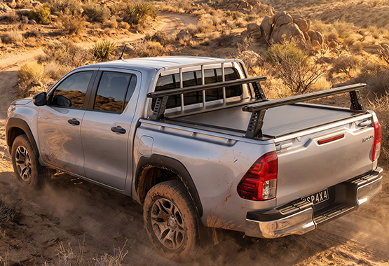 hsp tub rack load rack to suit toyota hilux sr 2015 to 2025 models fully adjustable JNR>
