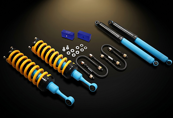 fulcrum formula 4x4 lift kit suspension lift 2" 3" 50mm 75mm adjustable ReadyStruts with shock absorbers leaf springs U-Bolts superpro shackle, pins & bush kit 5 years unlimited km warranty