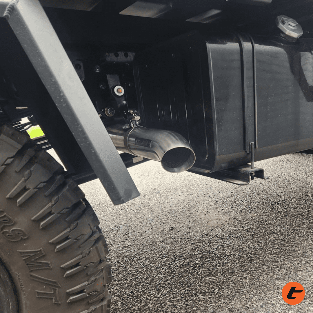 4″ EXHAUST BRAKE Back Performance EXHAUST: for Isuzu NPS Truck