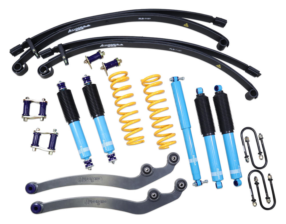 Formula 4x4 2 Inch (50mm) Big Bore Lift Kit - Toyota LandCruiser 78/76 Series (2007-Current)
